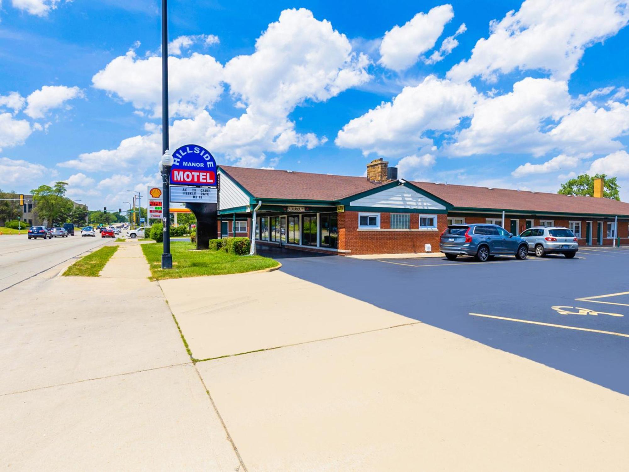 Manor Motel By Oyo Near Oak Brook Chicago Westchester Hillside Exterior foto